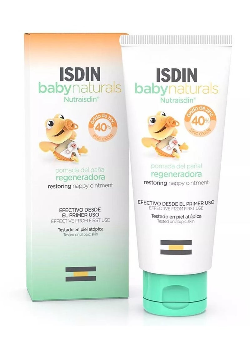 ISDIN - مرهم ترميم الحفاضات من Isdin Baby Naturals Zinc Oxide 40% 50 مل - Image 1