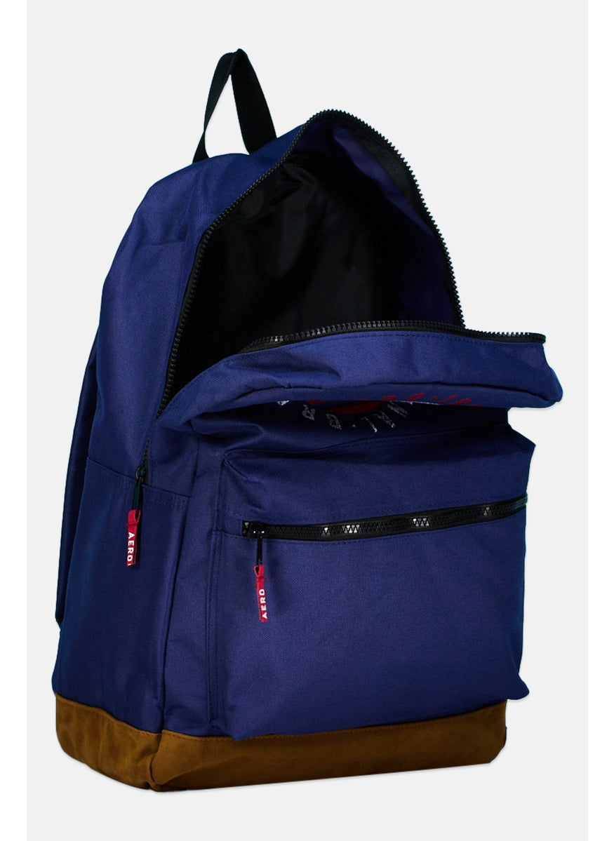 Aeropostale Women Graphic Print Back Pack 43 H x 32 L x 11 W cm, Blue  - Image 3
