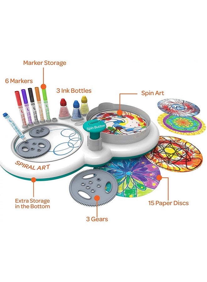 Crayola Spin & Spiral Art Station, DIY Crafts, Toys for Boys & Girls, Gift, Age 6, 7, 8, 9 - Image 5