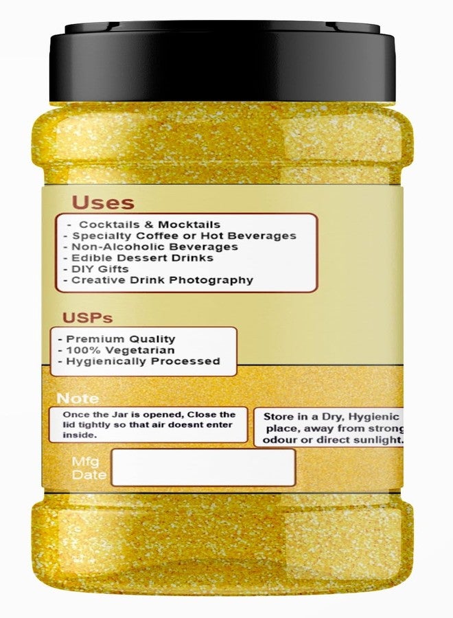 RED CLIFF Edible Blue & Yellow Drink Shimmer Powder for Cake Decoration, Drinks, and Desserts Food Grade Glitter Dust for Baking, Beverages, and Creative Culinary Designs || (Blue & Yellow) (50gx2) - Image 4