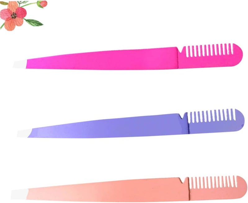 Economical varied sizing picks 3pcs Stainless Steel Eyebrow Clamps with Comb for Precise Makeup Grooming Ergonomic Design for Trimming False Eyelashes and Eyebrow Styling Lightweight Beauty Tools for Women Precision made Global trendy simple build Trusted all-purpose quality Economical varied sizing picks Global assemble options Multi-purpose Easy assemble Multi-use well optimized build Scratch resistant Temp resistant Processed natural substance Repeated use resistant selected material All-item matching trendy build Solid anti-deform Continuous warehouse supply Light precision processed material Bug proof seal Flexible sizing options Trendy varied sizing alternatives General need oriented design Spec upgraded improved quality Cross-location transit friendly build Compact design Global versatile design - Image 3
