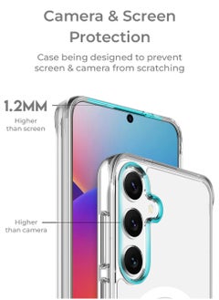 glassology Magnetic Clear Case + Screen Protector Bundle for Samsung Galaxy S25 360° Protection, Shatterproof, Anti-Yellowing, Premium Tempered Glass, High Clarity  - Image 3