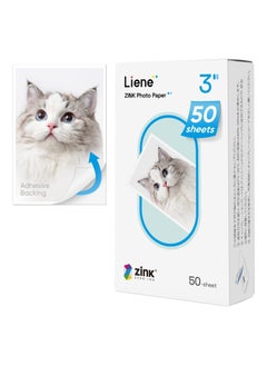 Liene Liene 2 x 3 Inch Portable Photo Printer, 5 Zink Photo Paper with Sticker on the Back, Bluetooth 5.0, Compatible for IOS/Android, Mini Smartphone Photo Printer, Small Printer Images iPhone  - Image 1