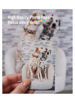 Liene Liene 2 x 3 Inch Portable Photo Printer, 5 Zink Photo Paper with Sticker on the Back, Bluetooth 5.0, Compatible for IOS/Android, Mini Smartphone Photo Printer, Small Printer Images iPhone  - Image 3