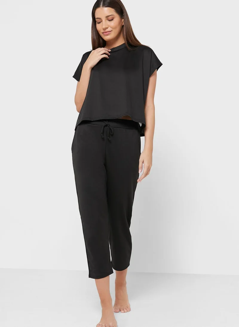 Miss Pap Crew Neck Top & Pants Set