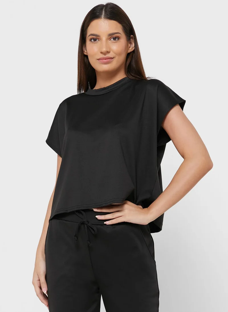 Miss Pap Crew Neck Top & Pants Set
