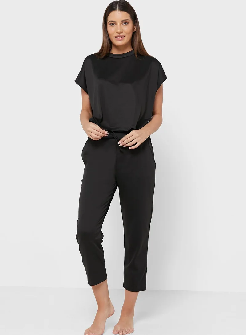 Miss Pap Crew Neck Top & Pants Set