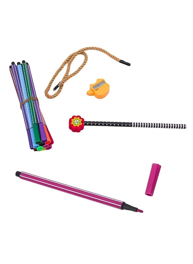 بوكس الإبداع الصغير للأطفال! 🌟 🎨 يحتوي على 52 كارت خشبي تعليمية لتعلم الرسم بسهولة 🖌️ كراسة رسم مليانة أفكار ممتعة 🌈 12 قلم ألوان + قلم رصاص لتلوين كل الرسومات 🧠 لعبة تعليمية إبداعية تساعد الأطفال على تطوير التركيز والخيال منذ الصغر - Image 3