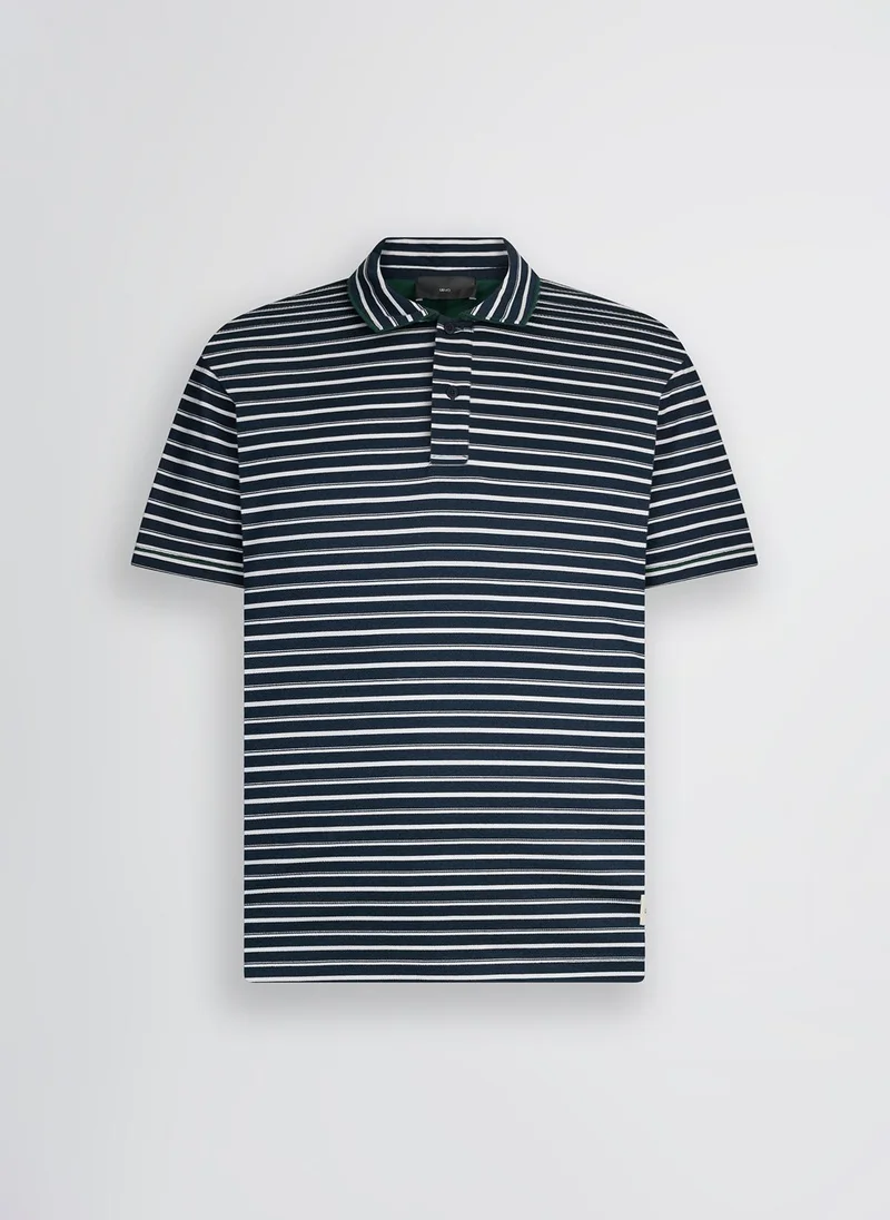 Liu Jo Striped Knit Polo Shirt