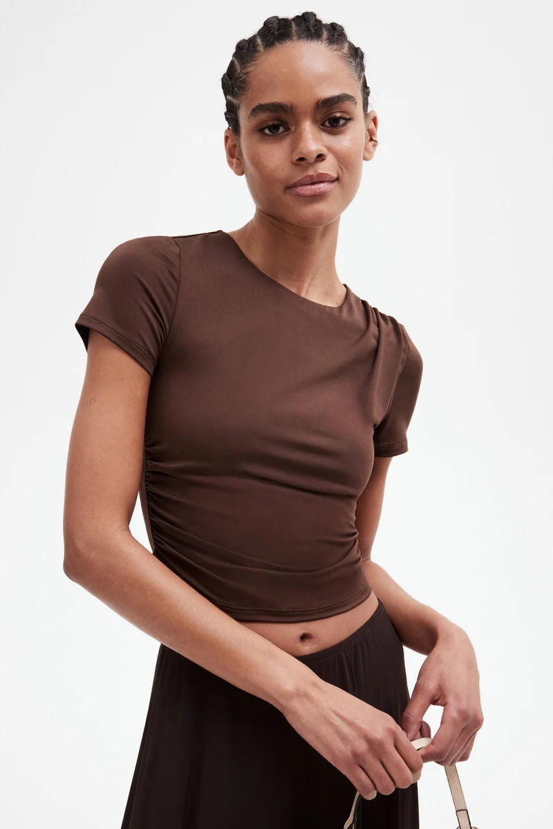 H&M Draped T-shirt