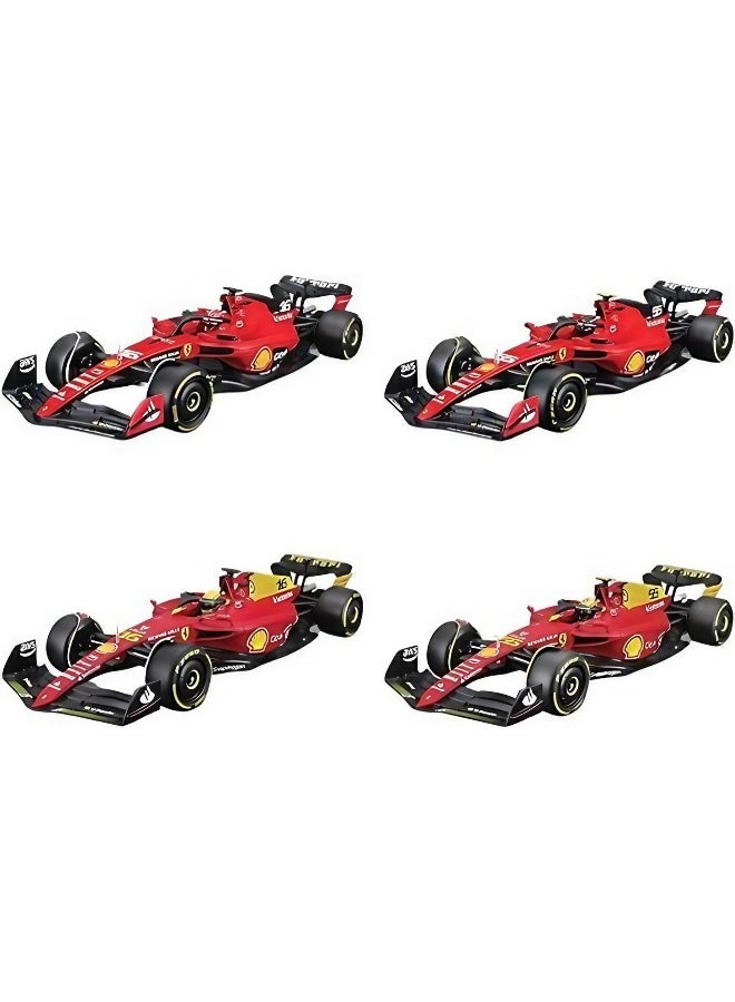 Bburago مجموعة سيارات ببراغو فورمولا 1 بطل العالم فيراري (مجموعة من 4، 1:43) - Image 2