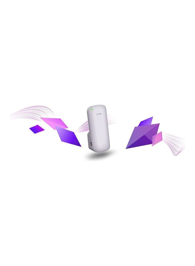 D-Link AX1800 Mesh Wi-Fi 6 Range Extender, Dual Band, With Up To 1800 Mbps, 2000Sq Ft. Coverage, MU-MIMO, Gigabit Ethernet Port, Wi-Fi Security WPA3, Wall Plug Design | DAP-X1860 White - Image 4