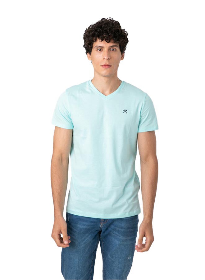 Marco Bergamo VNeck T-Shirt With Logo  - Image 1
