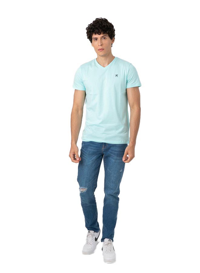 Marco Bergamo VNeck T-Shirt With Logo  - Image 5