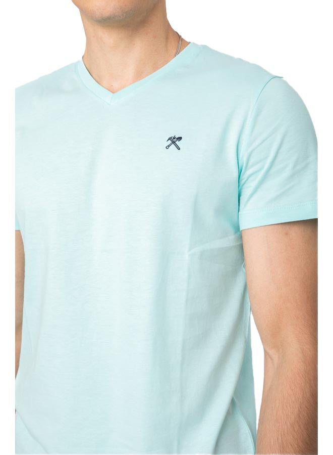 Marco Bergamo VNeck T-Shirt With Logo  - Image 3