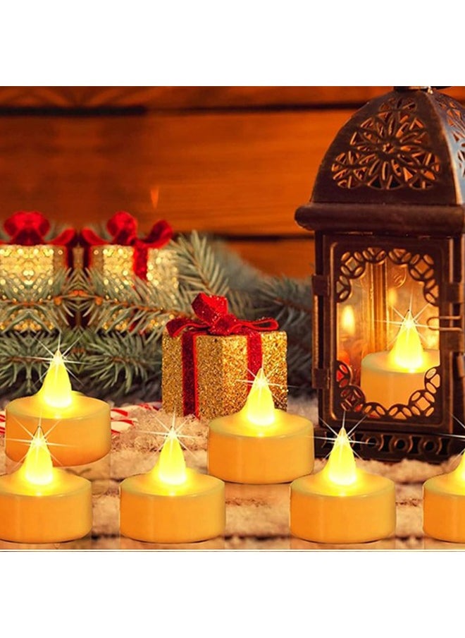 Yoawllty 24 Packs Flameless LED Tea Lights Candles Battery Operated, Electric Candles Tea Lights for Votive, Aniversary, Wedding Centerpiece Table Decor  - Image 1