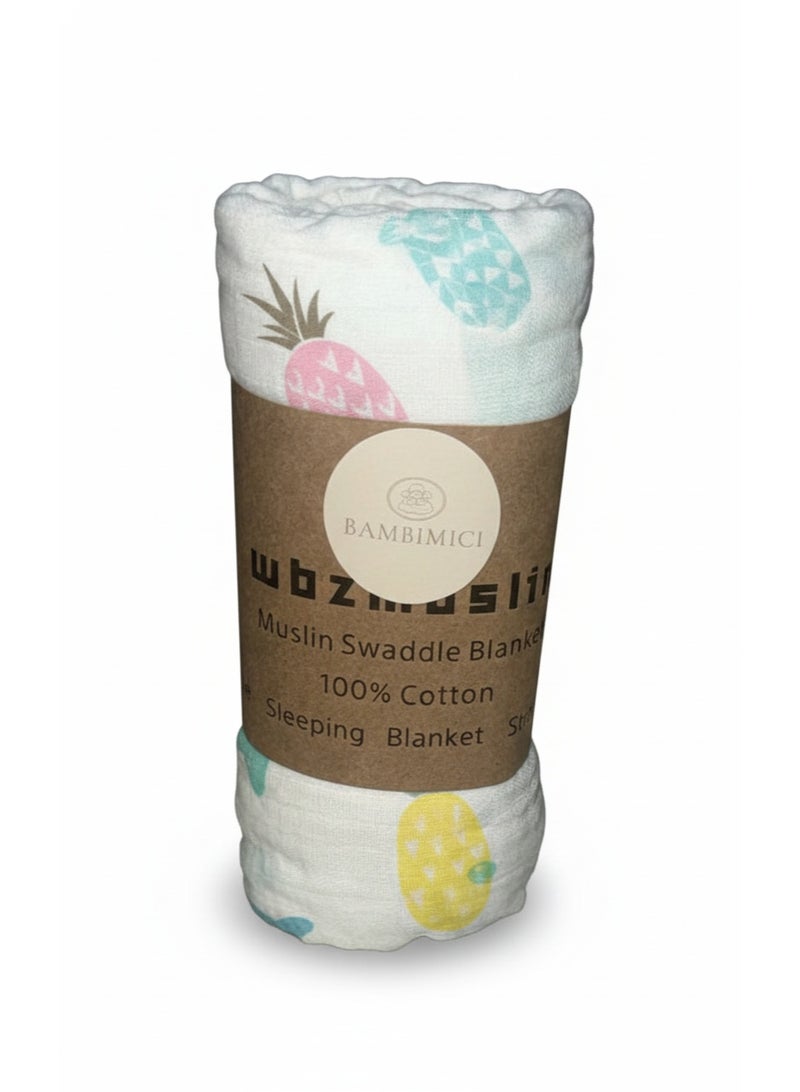 Bambimici -Essentials Muslin Swaddle Blanket - Image 2