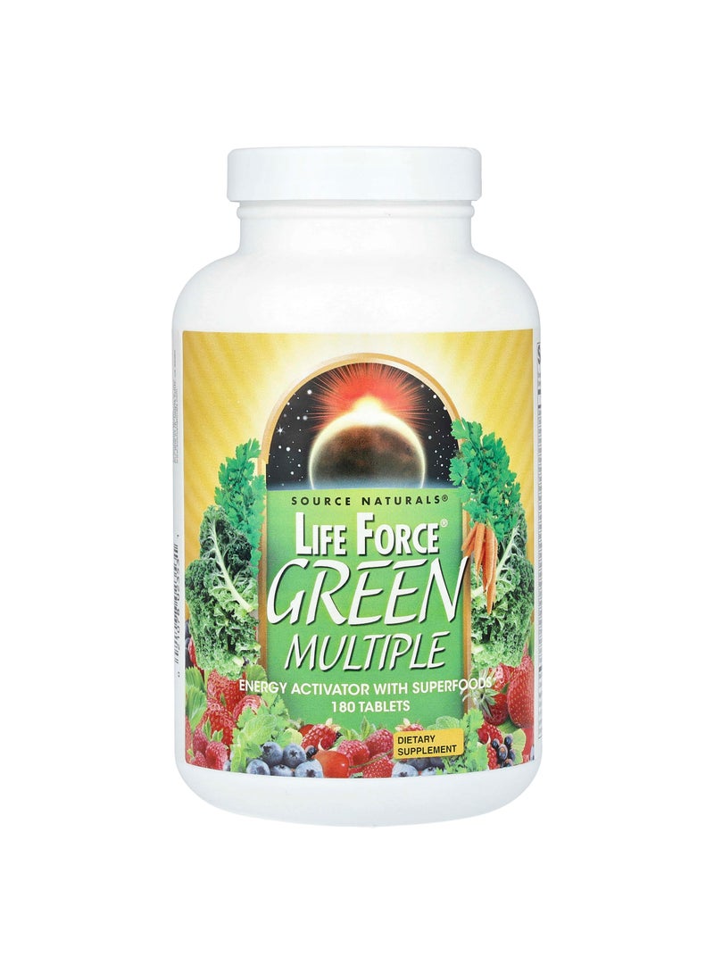 Life Force®, Green Multiple, 180 Tablets