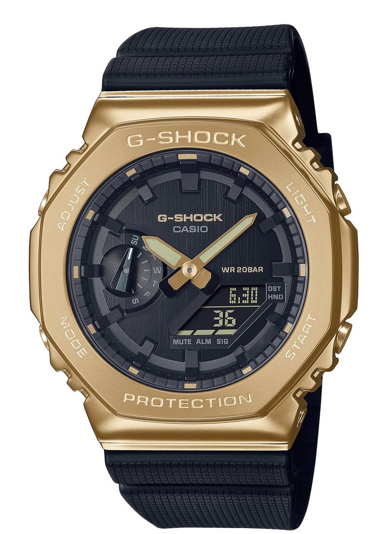 G-SHOCK - Water Resistant Analog-Digital Rubber Band Watch GM-2100G-1A9 - Image 1