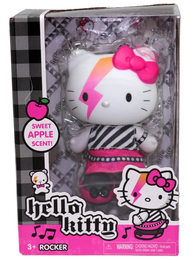 Hello Kitty دمية هالو كيتي راكبة 4 بوصات | تمثال قابل للجمع | تمثال عرض | هدية مثالية للأطفال وجامعي الكبار! - Image 3