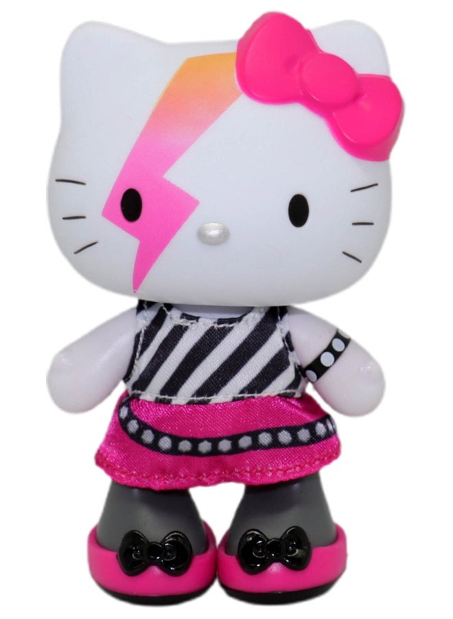 Hello Kitty دمية هالو كيتي راكبة 4 بوصات | تمثال قابل للجمع | تمثال عرض | هدية مثالية للأطفال وجامعي الكبار! - Image 1