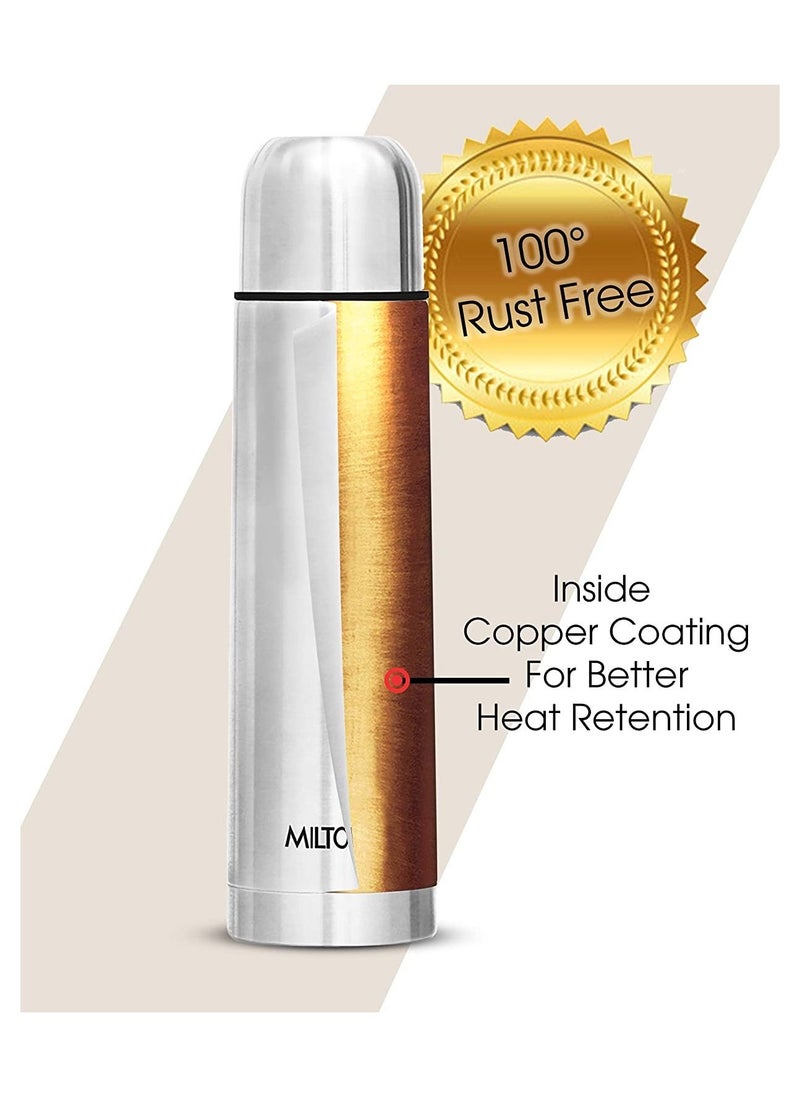 Milton - Thermosteel Flip Lid Flask 1000ml Silver - Image 1