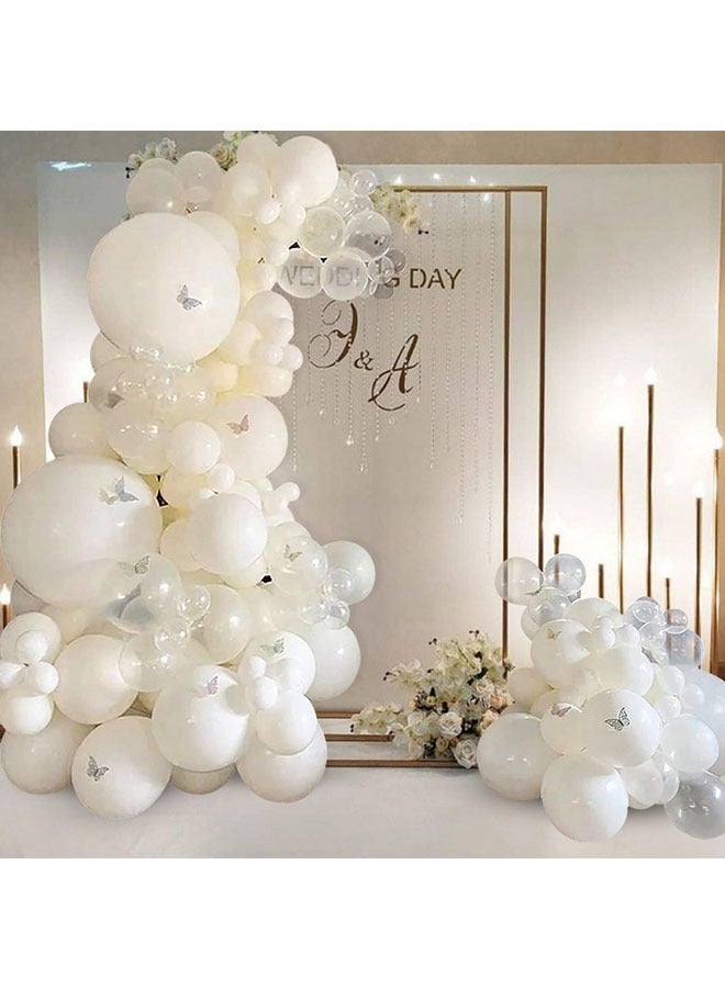 106 Pcs Balloons Garland Kit for Birthday Party, Balloon Arch Kit for Wedding, Party Decorations Balloons (White)  - Image 5