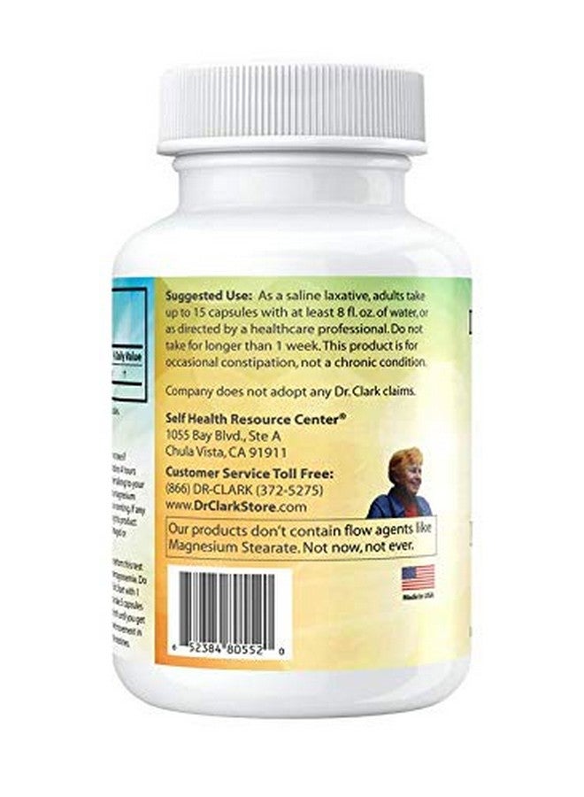 Dr Clark Store Magnesium SULFATE (Epsom Salt); Vegetarian, 1030 MG 100 Tapioca CAPS - Image 4