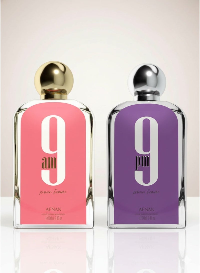 Afnan مجموعة عطر EDP صباحًا ومساءً 9 - Image 1