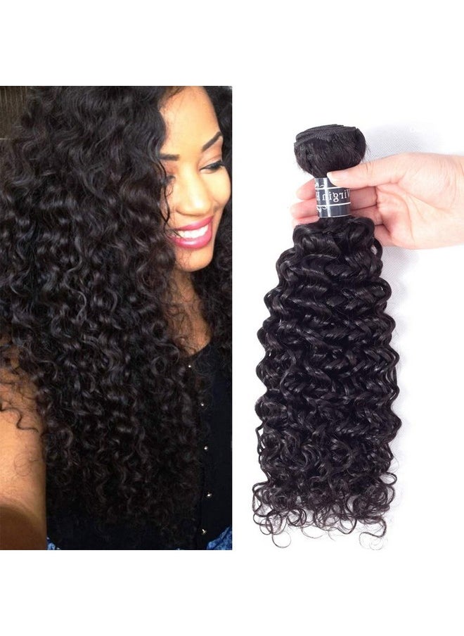 Amella Hair 8A Brazilian Curly Hair 1 Bundle 24Inch 100% Unprocessed Virgin Curly Human Hair Natural Black Curly Hair 1 Bundle Natural Black Color  - Image 1