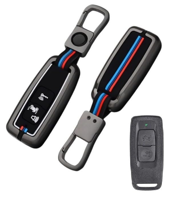 Zealsy Premium Waterproof Metal Key Cover Compatible with Facelift New Honda Activa 125 H Smart | Dio H-Smart 2024 2025 Remote Key - Image 1