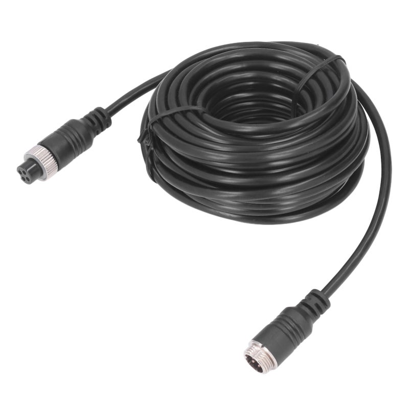 Car Video Extension Cable: 24AWG ABS & Metal Material - Weatherproof Shockproof Stable Signal Transmission Backup Camera Wire for Truck Trailer Bus Motorhome Parking Assistance Surveillance CCTV Syste - Image 2
