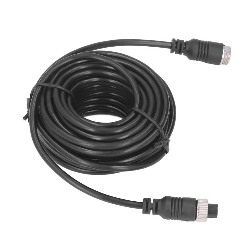 Car Video Extension Cable: 24AWG ABS & Metal Material - Weatherproof Shockproof Stable Signal Transmission Backup Camera Wire for Truck Trailer Bus Motorhome Parking Assistance Surveillance CCTV Syste - Image 1