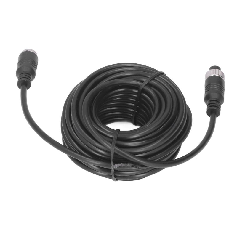 Car Video Extension Cable: 24AWG ABS & Metal Material - Weatherproof Shockproof Stable Signal Transmission Backup Camera Wire for Truck Trailer Bus Motorhome Parking Assistance Surveillance CCTV Syste - Image 4