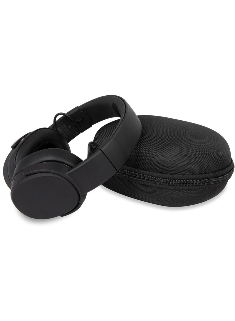 Hard Shell Case Compatible with Beats/Skullcandy/Sony MDR7506/Soundcore/BERIBES/KVIDIO/TOZO Foldable Wireless/Wired Over-Ear Headphones, Travel Carrying Headphone Case (Black) - Image 2