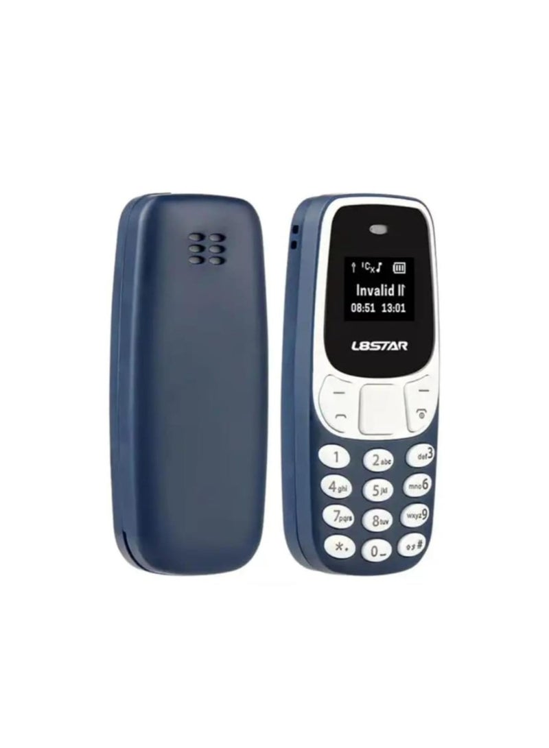 L8STAR Super Mini Phone BM10 World's Smallest Pocket Mobile Phone Dual SIM Support, Bluetooth Dialer, Ultra Compact Mini Cell Phone Blue - Image 2