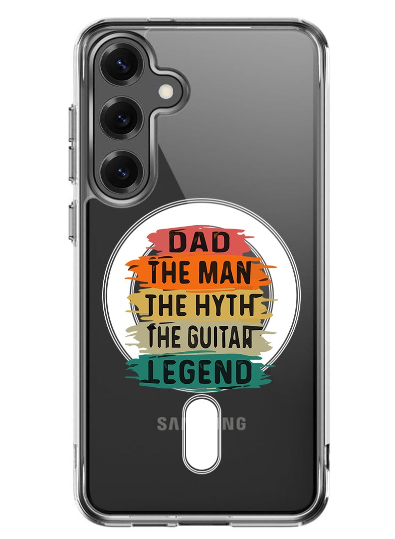 Theodor Magnetic Case for Samsung Galaxy S25 Plus 6.7-inch Compatible with MagSafe Wireless Charging, Shockproof Phone Bumper Cover Dad-01 - Image 1