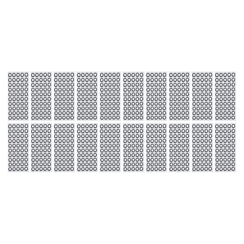 High Reflection Strong Adhesive 6mm ID 10mm OD Reflective Tracking Dots for 3D Motion Gait Analysis - Image 2