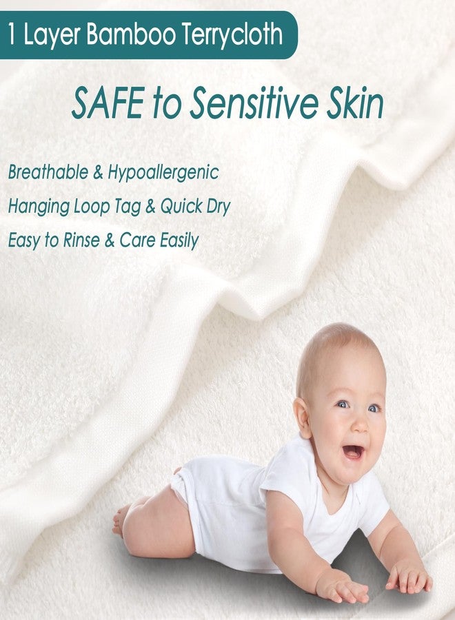 JEFFSUN Face Towels 6 Pack, 13x13 inch Extra Large White Wash Cloths on Sensitive Skin, Super Soft and Skin Friendly Bath Washcloths for Face and Body, Easy to Clean Quick Dry Facial Cleansing Cloths - Image 2