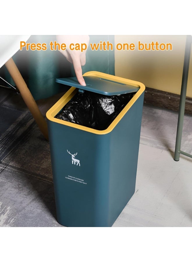 Small trash can with lid – 10 liter capacity - Image 3