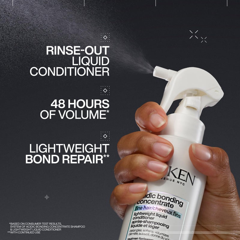 REDKEN بلسم سائل خفيف من ريدكن لإصلاح الشعر التالف | تكثيف وترطيب | مركز روابط حمضي | بلسم بخاخ خالي من الكبريتات | للشعر الناعم أو الرقيق | 6.76 أونصة سائلة - Image 2