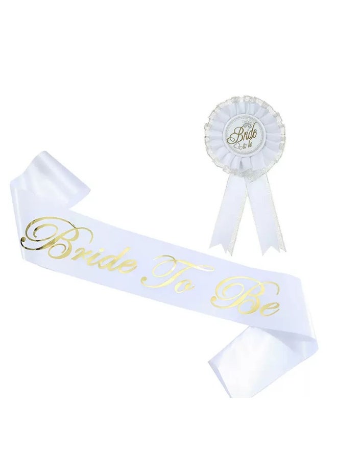 JAYATO 6 piece set Single lady Party Decoration Set Bridal Belt and Veil Bridal Headgear Gloves Crown Bracelet - Image 4