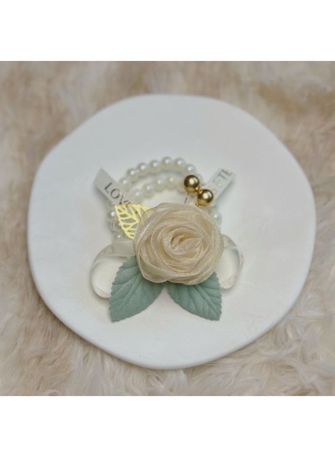 JAYATO 6 piece set Single lady Party Decoration Set Bridal Belt and Veil Bridal Headgear Gloves Crown Bracelet - Image 5