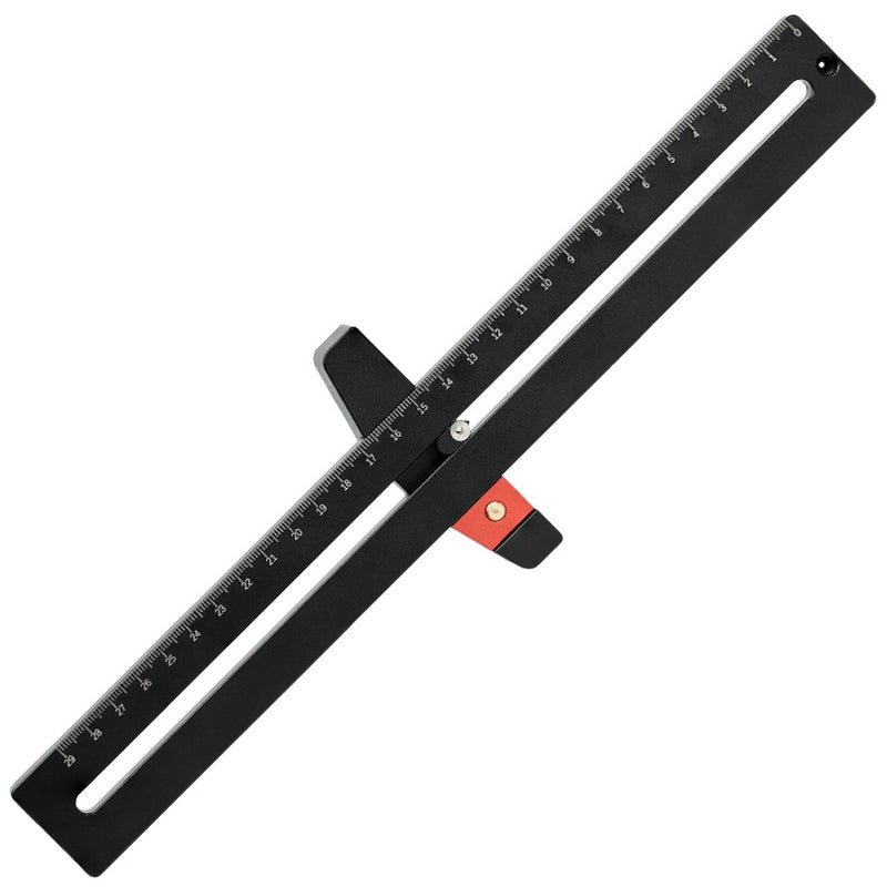 290mm Aluminum Alloy Woodworking Circular Drawing Ruler Multifunctional Carpenter Measurement Tool Scribe Gauges Drawing Circle Tool - Image 1