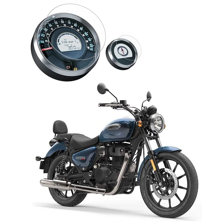 Comical Bike Speedometer Screen Protector Compatible for RE Meteor 350 - Image 1