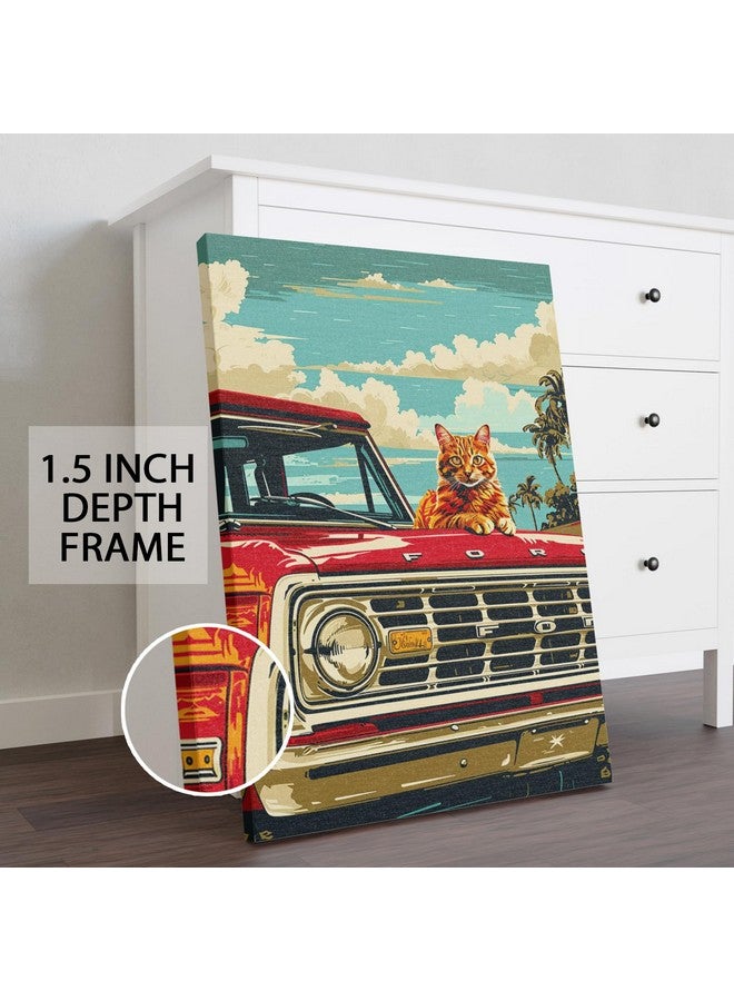 PAPER PLANE DESIGN Canvas Gallery Wrap Framed Painting | Wall Art for Living Room, Bedroom, and Office Decor | Size 20 In x 30 In DS998 (20 Inch x 30 Inch) - Image 4