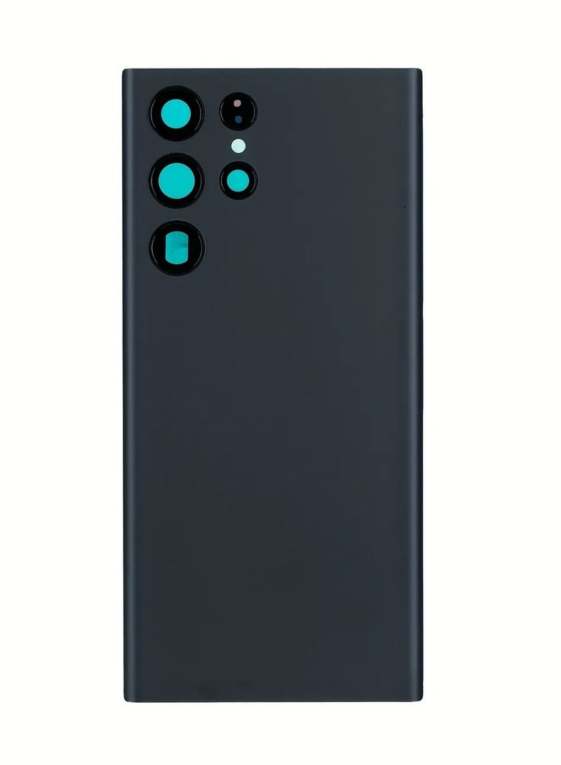 Back Glass Panel For Galaxy S22 Ultra Black 
