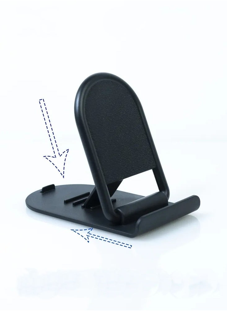 New Desktop Mobile Phone Stand Folding Portable Vertical Universal Stand , Black - pzsku/Z2537DCF2705E8733D8D9Z/45/_/1708949201/7cd1ffdc-957d-4b00-9581-8ec85443a37f