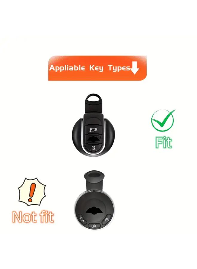 Pink Car Key Case Cover Remote Fob Holder Shell For Mini Cooper Clubman Countryman - Image 5
