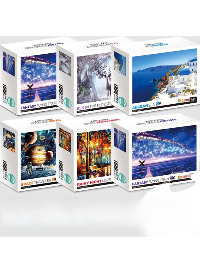 Toy/puzzle/jigsaw Puzzle Titanic - The Ship Dreams 1000 Pieces-Color:Q1001 Space Passengers - Image 2